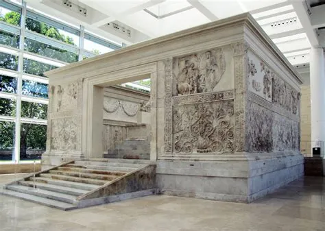  Ara Pacis Augustae!  Wyobrażenia Wizerunkowe Pokoju i Odrodzone Mozaiki w Rzymskim Świątyni